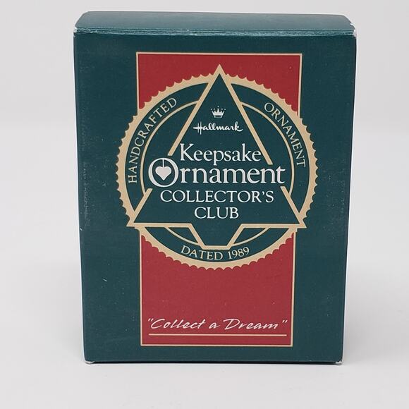1989 Hallmark Collect a Dream Keepsake Collectors Christmas Holiday Ornament - Picture 1 of 10